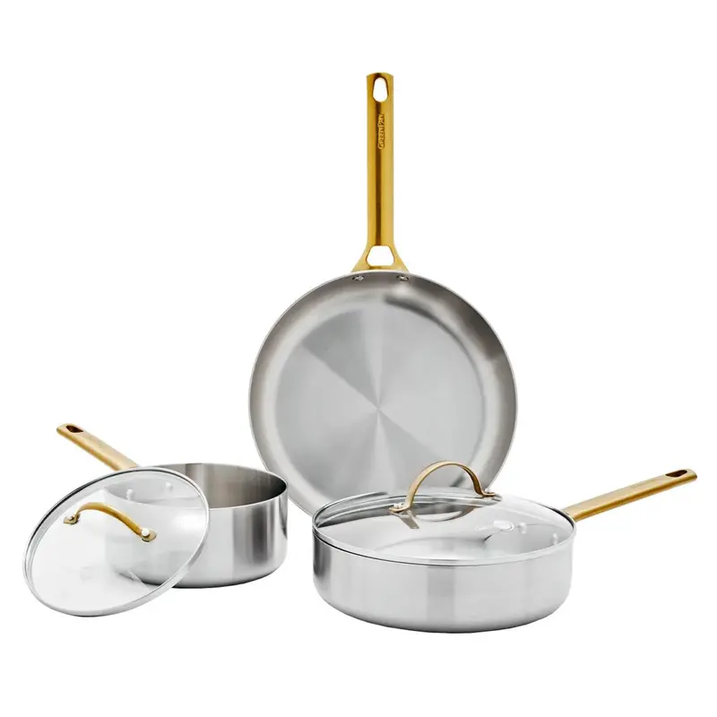 Reserve Stainless Steel 5-Piece Premium Cookware Collection