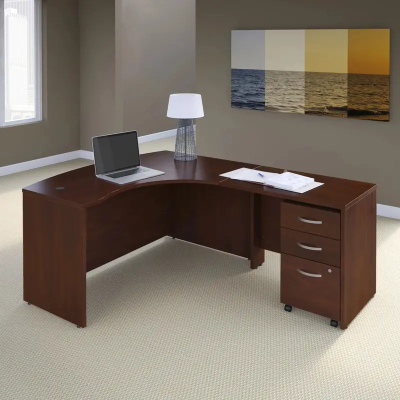 Right-Handed L-Shaped Office Desk for Professional Workspaces