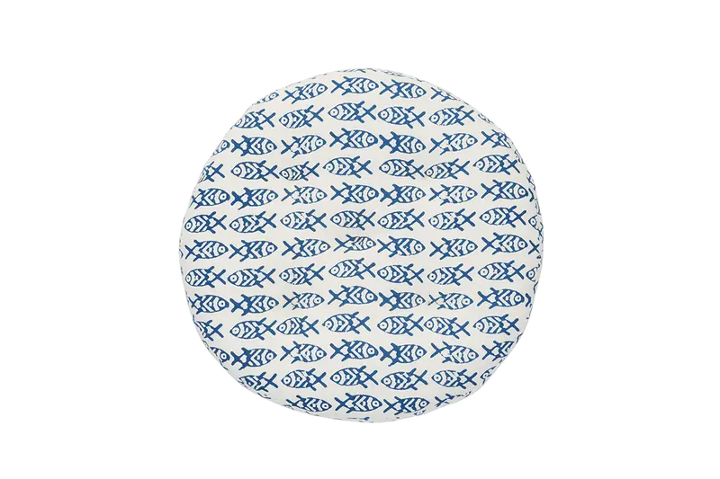 Round Decorative Pillow with Custom Print