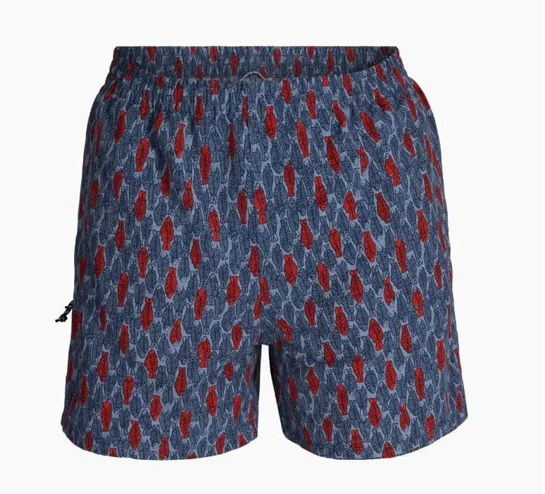 Royal Robbins All In Short for Men – Navy Fish Print