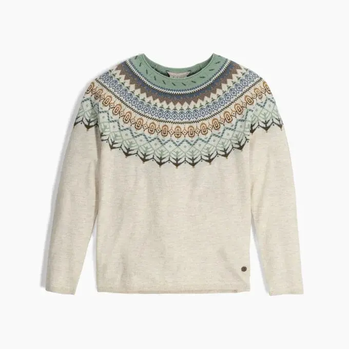 Royal Robbins Women’s Westlands Fair Isle Crewneck Sweater