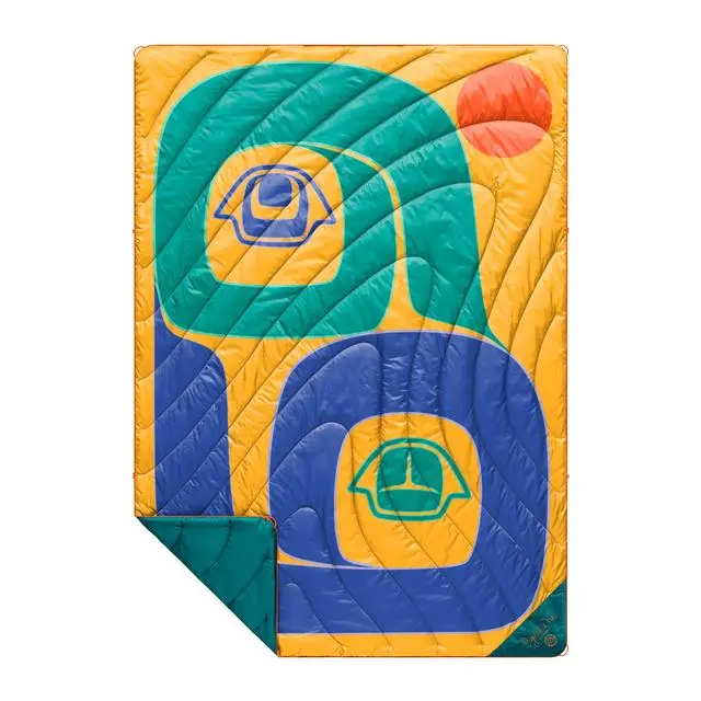 Rumpl Original Puffy Blanket – Crystal World Print: Our Clan Opposites