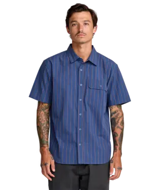 RVCA TJP Dayshift Stripe Casual Tee