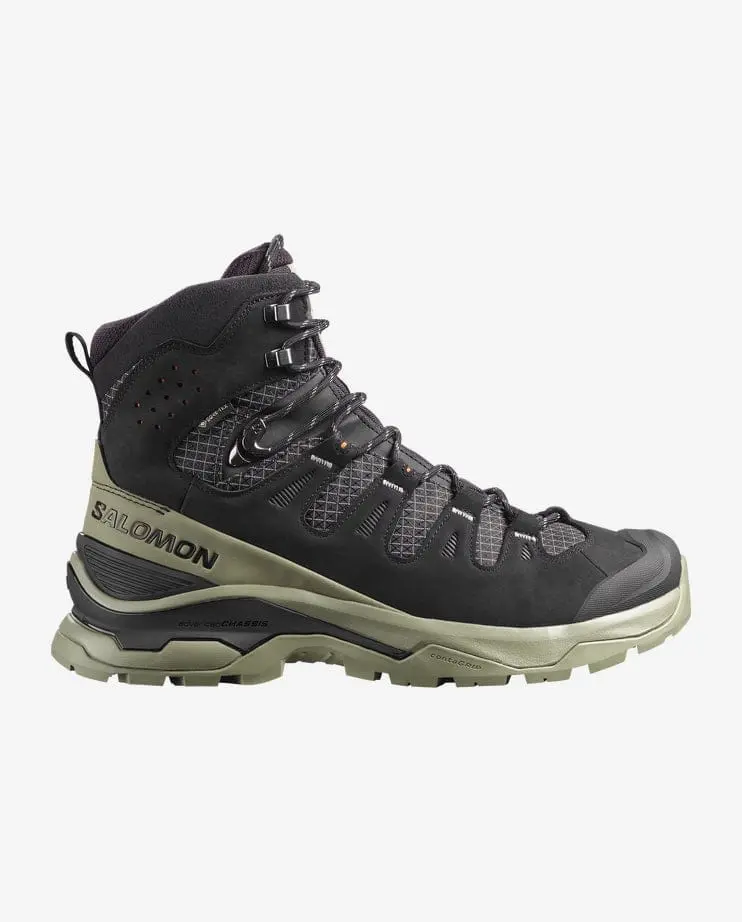Salomon Quest 5 GTX Hiking Shoes for Men – Black & Deep Lichen Green