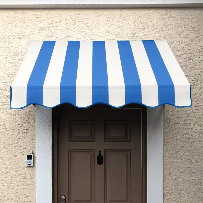 San Francisco 40.5-Inch Wide Compact Coastal Fabric Awning