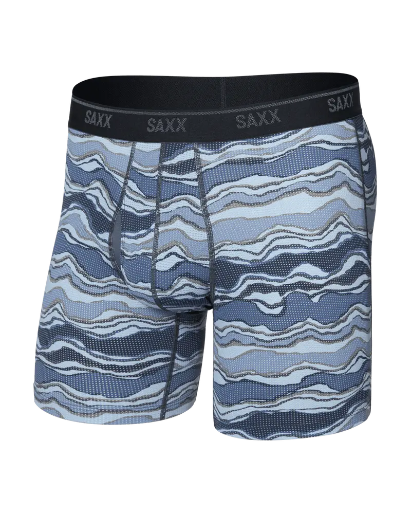 Saxx Quest Boxer Briefs – Quick-Dry Mesh Men’s Underwear with Fly