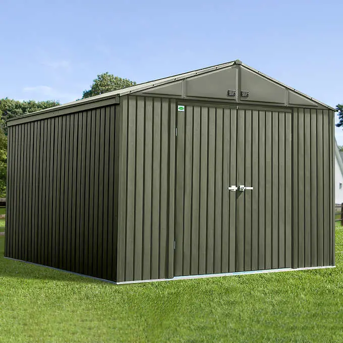 Scotts Heavy-Duty Metal Lawn & Garden Storage Shed