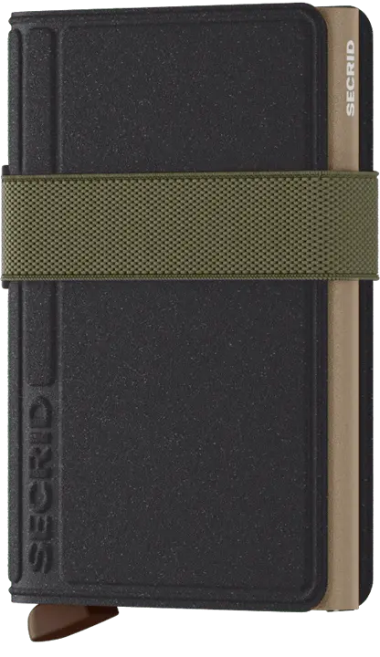 Secrid Bandwallet in Black Olive Leather