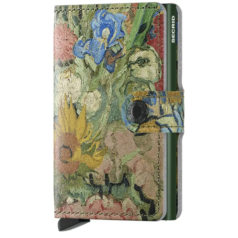 Secrid Miniwallet Featuring Artistic Flowers Bouquet Design