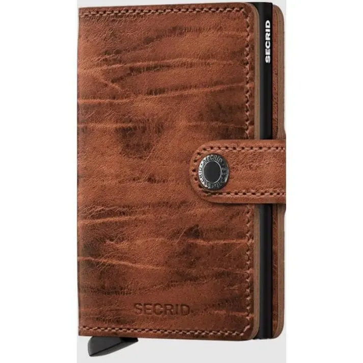 Secrid Miniwallet in Dutch Martin Leather – Whiskey Finish