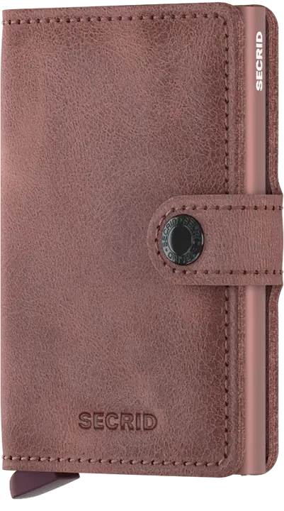 Secrid Miniwallet – Vintage Mauve Leather