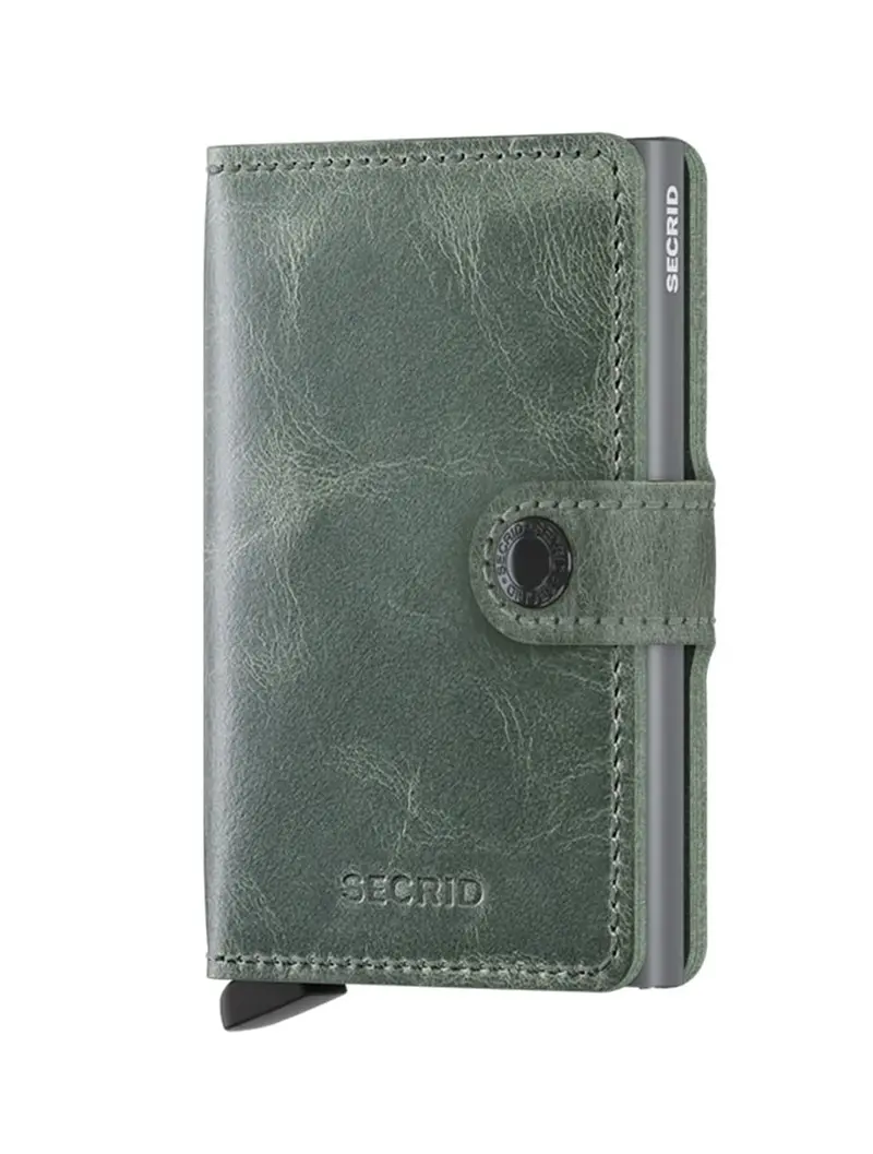 Secrid Miniwallet – Vintage Sage Leather