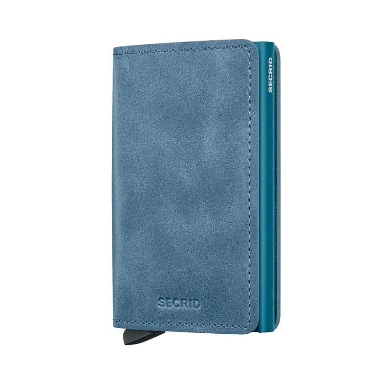 Secrid Slimwallet Vintage Teal – Slim RFID-Shielded Wallet