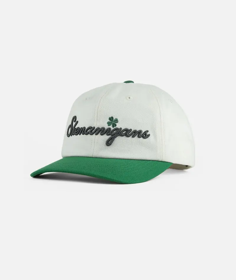Shenanigans Adjustable Cotton Hat – Forest Green