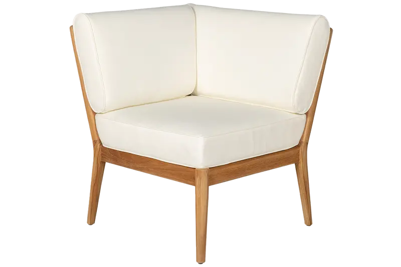 Sienna High-Back Teak Lounge Sofa – Corner Unit