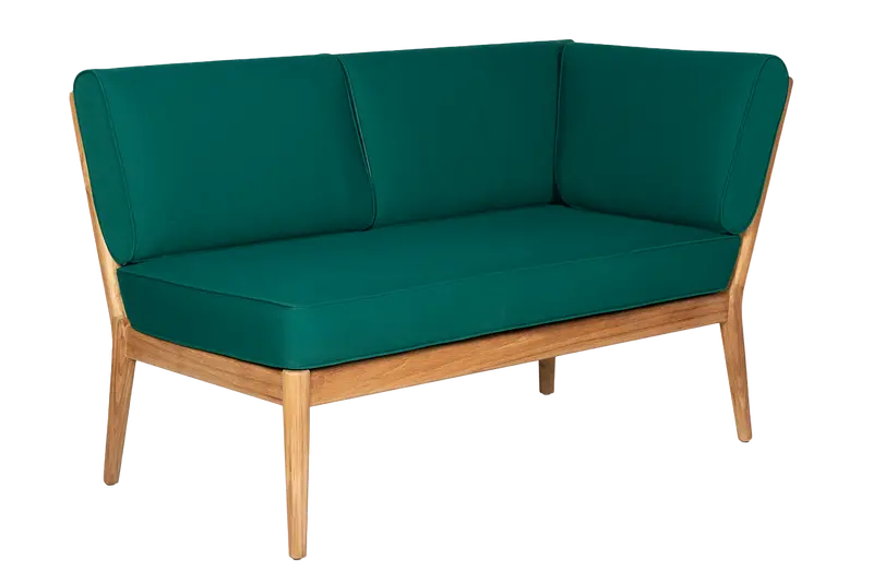 Sienna High-Back Teak Lounge Sofa – Right Section