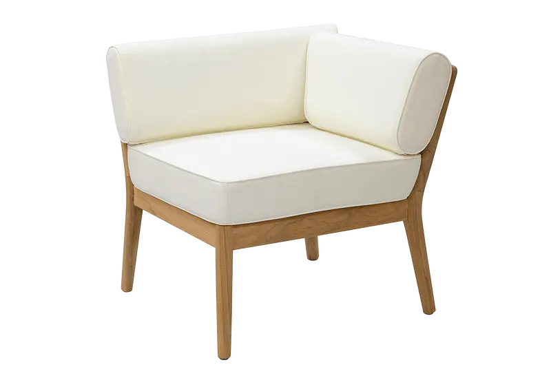 Sienna Teak Lounge Sofa – Corner Unit
