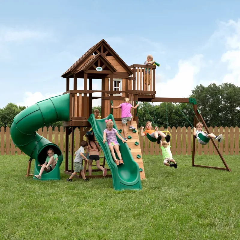 Skyfort III Premium Residential Swing Set