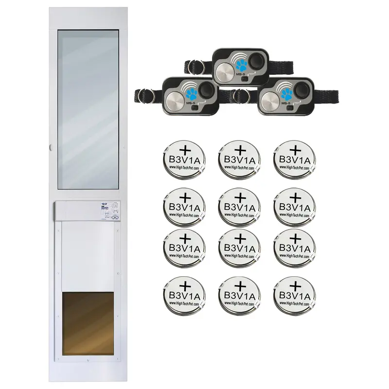 Smart Wi-Fi Enabled Tall Sliding Pet Door for Large Dogs – PX2-STE-WF