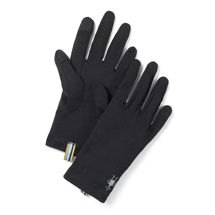 Smartwool Black Thermal Merino Gloves for Men