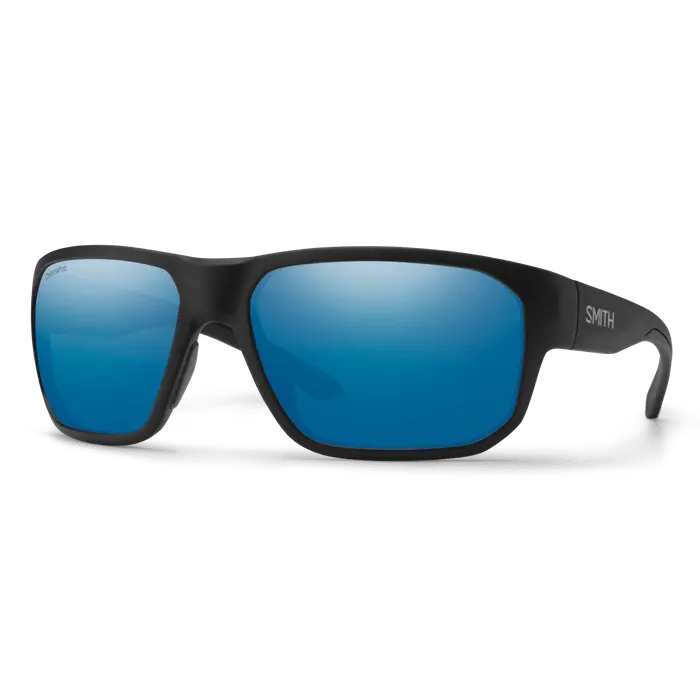 Smith Arvo Sunglasses – Matte Black Frame with ChromaPop Polarized Blue Mirror Lenses