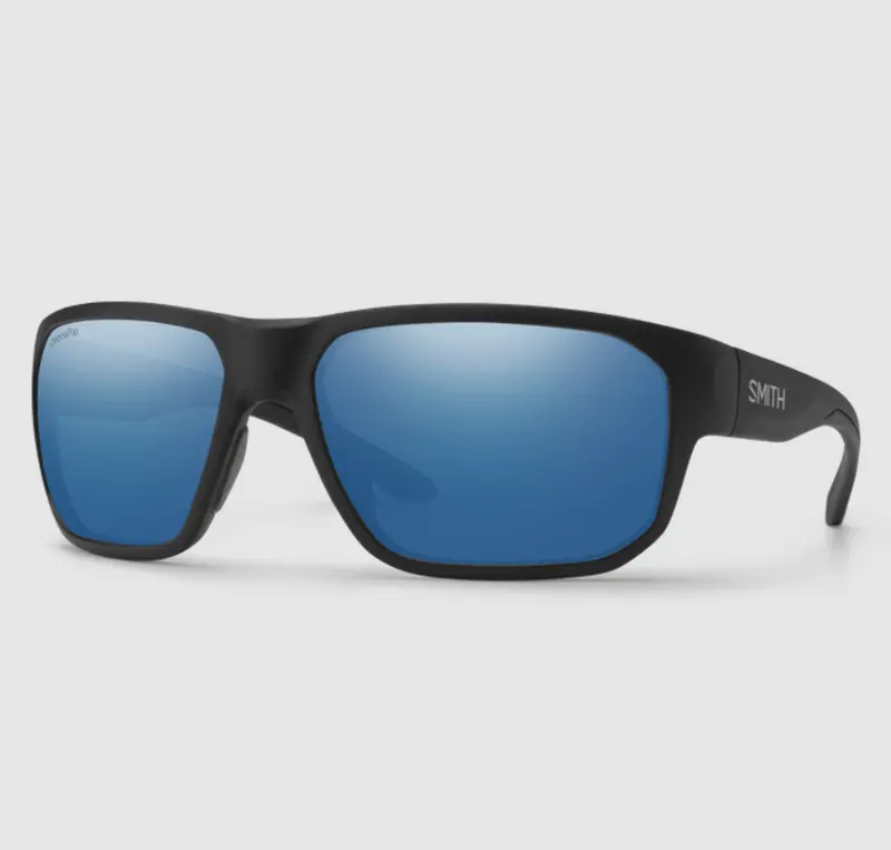 Smith Arvo Sunglasses – Matte Black Frame with ChromaPop Polarized Blue Mirror Lenses