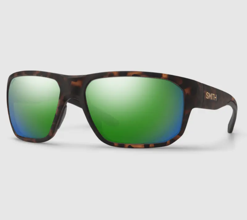 Smith Arvo Sunglasses – Matte Tortoise Frame with ChromaPop Polarized Green Lenses