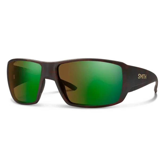 Smith Optics Guide’s Choice XL Sunglasses – Matte Tortoise Frame with Polarized ChromaPop Brown-Green Mirror Lenses