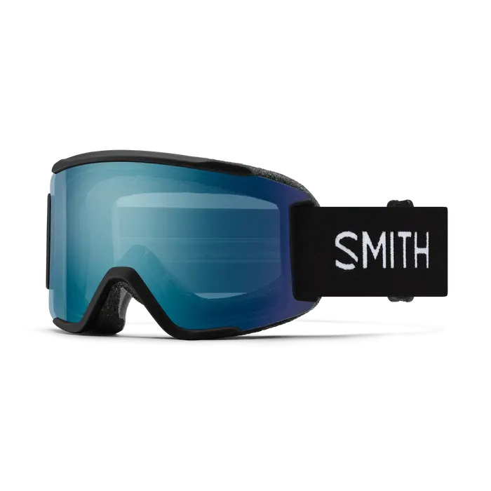 Smith Squad S Youth Goggles – Black Frame with Everyday Blue Mirror Lens