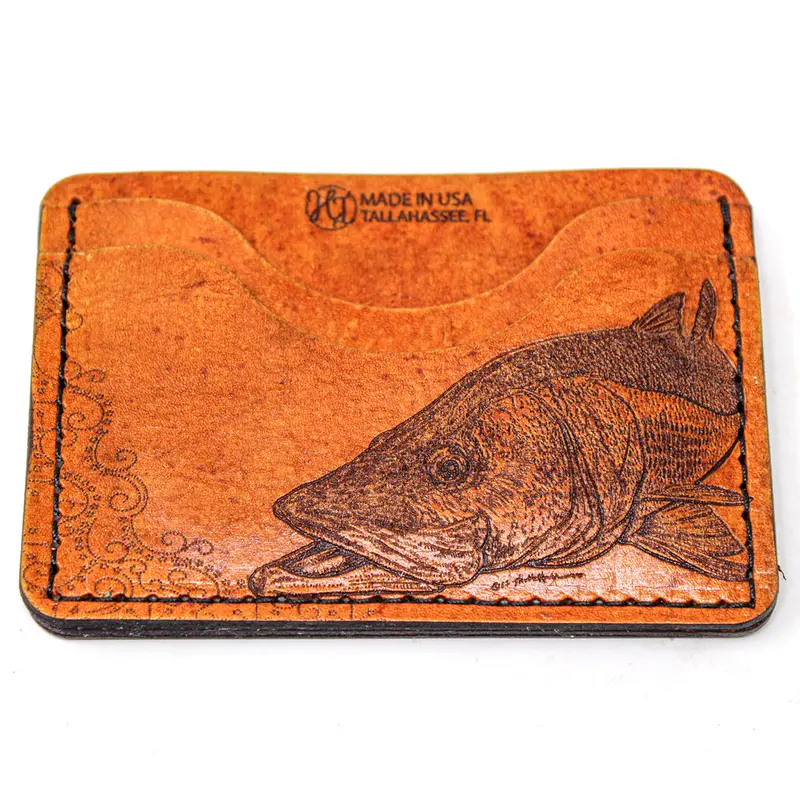 Snook-Themed Minimalist Card Holder