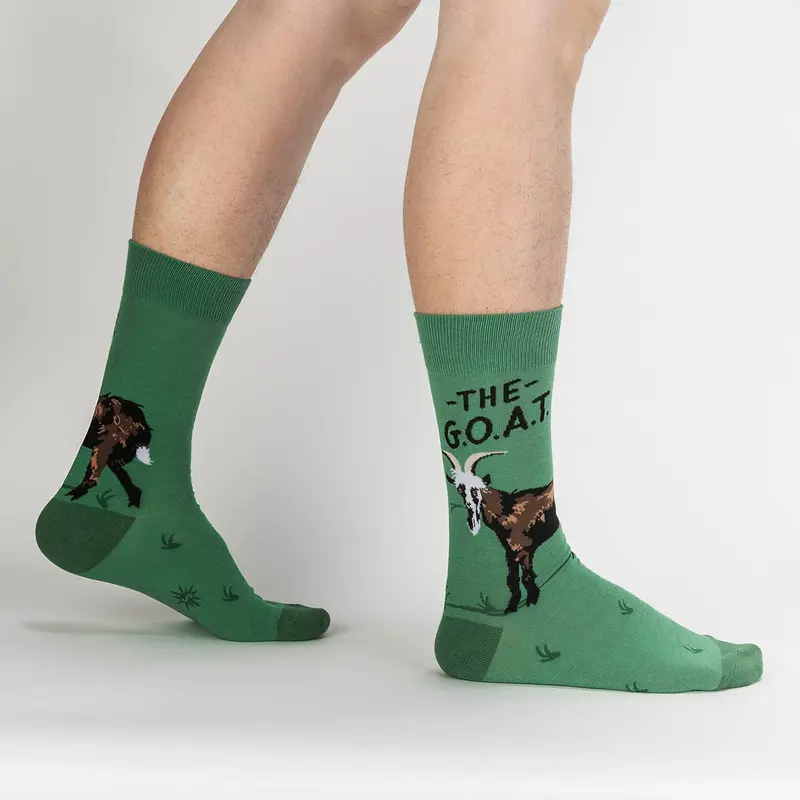 Sock It To Me The G.O.A.T. Crew Socks for Men