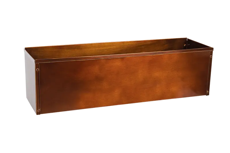 Sofie Copper-Finish Balcony Planter – 60 or 80 cm