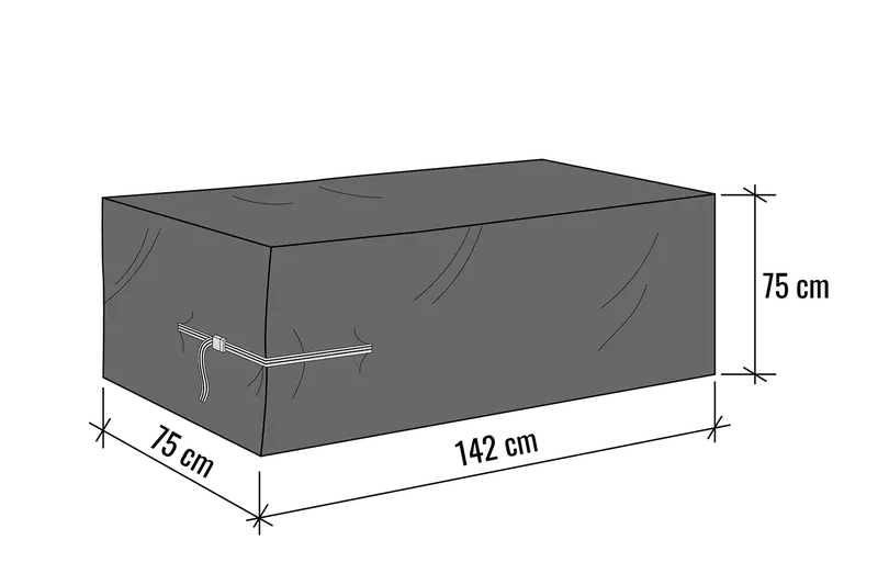 Solid Furniture Cover – 142 x 75 x 75 cm All-Weather Protection