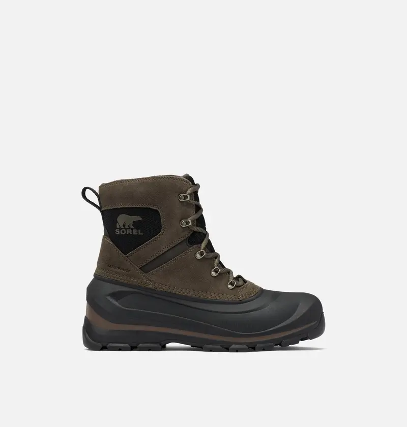Sorel Buxton Lace-Up Waterproof Boots for Men – Major/Black