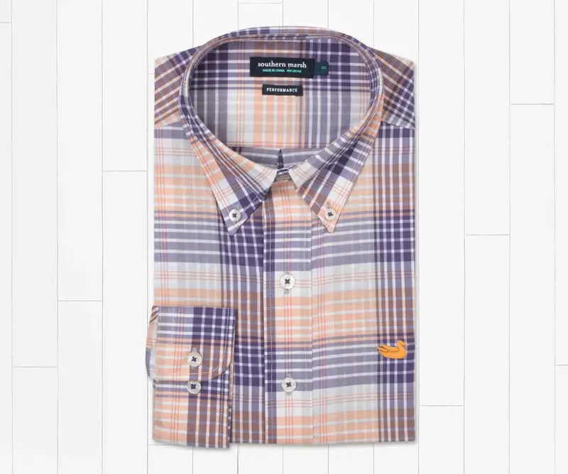 Southern Marsh Bayamon Performance Dress Shirt for Men