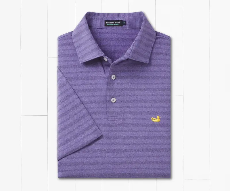 Southern Marsh Brunswick Performance Polo for Men – Heathered Fabric