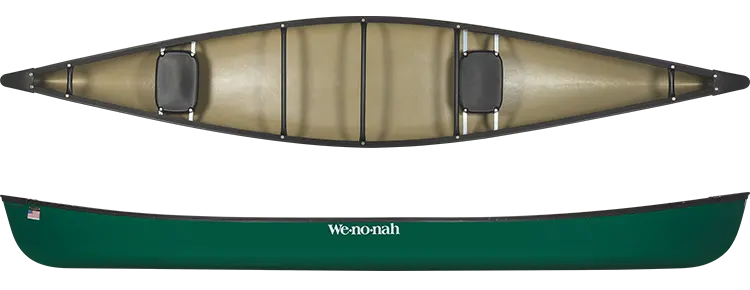 Southfork Rotomolded Tandem Canoe – Durable Two-Person Craft