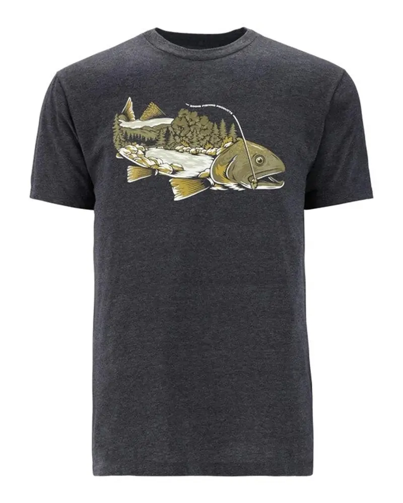 Sprign Flow Performance T-Shirt – Charcoal Heather