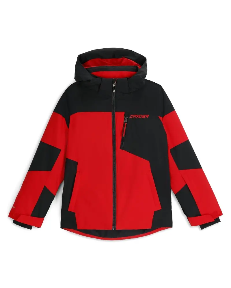 Spyder Boys’ Leader Ski Jacket in Red