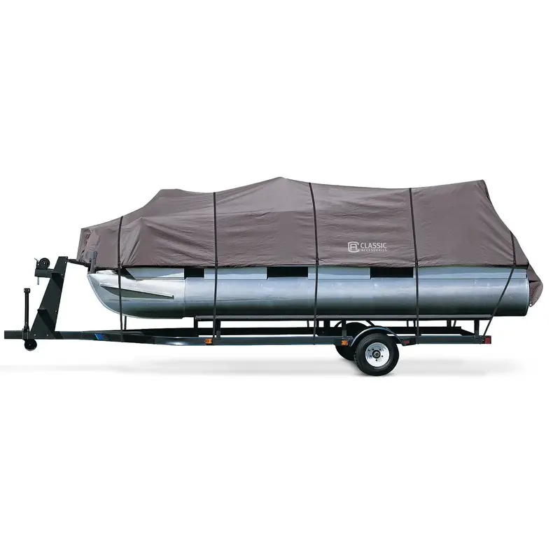 StormPro Pontoon Boat Cover – Weather-Resistant Fit for 17–20 Foot Boats