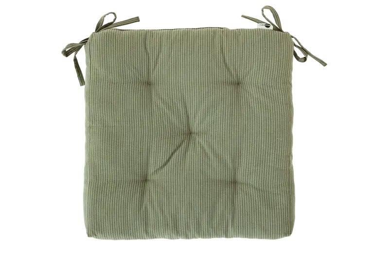 Striped Seat Cushion – 45 × 45 cm