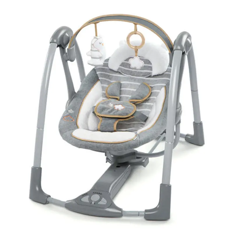 Swing ‘n Go Compact Portable Swing – Bella Teddy Edition