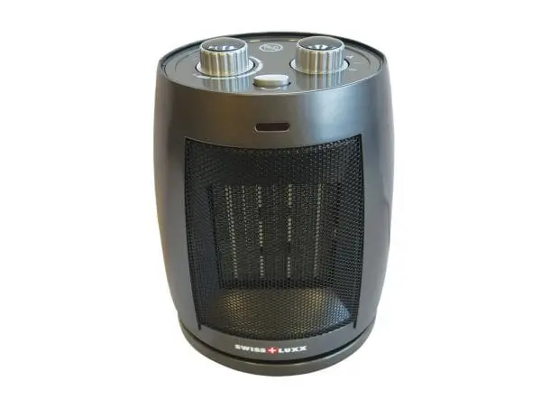 Swiss Luxx Energy-Efficient Low-Wattage Fan Heater for Mobile Homes