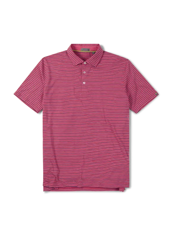 Tasc Cloud Golf Polo in Brookline Stripe – Men’s Performance Shirt