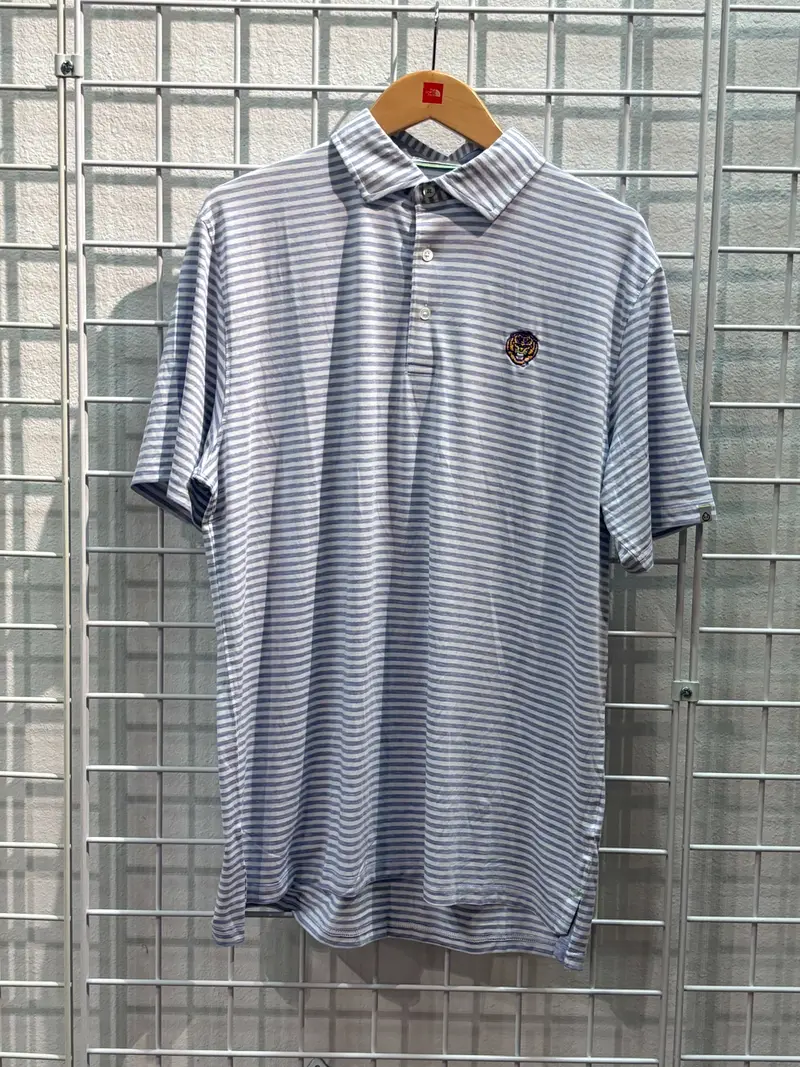 Tasc Cloud Polo – Air Stripe LSU Edition for Men