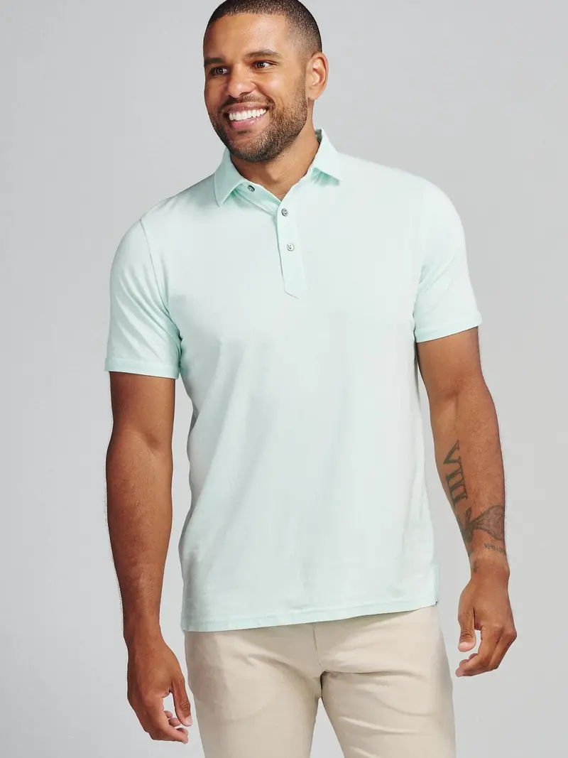 Tasc Everywear Men’s Travel-Friendly Polo Shirt