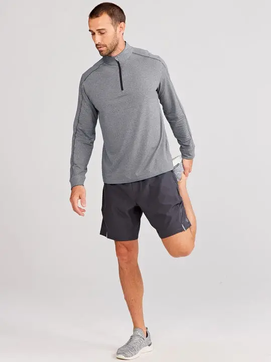 Tasc Men’s Carrollton Quarter-Zip Jacket – Jaspe Print