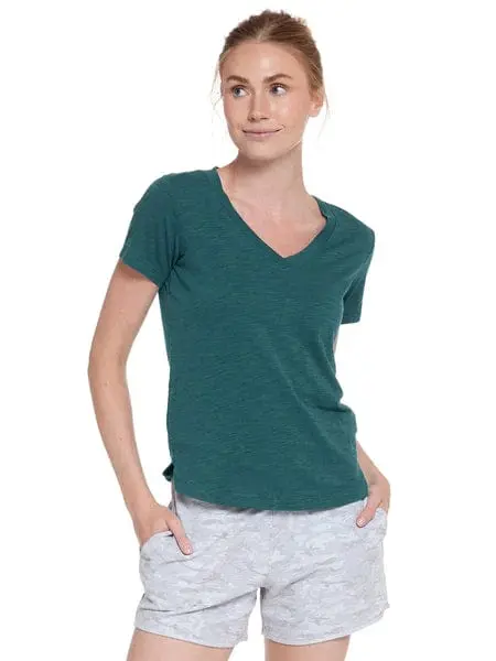 Tasc Nola V-Neck Organic Cotton T-Shirt – Women’s