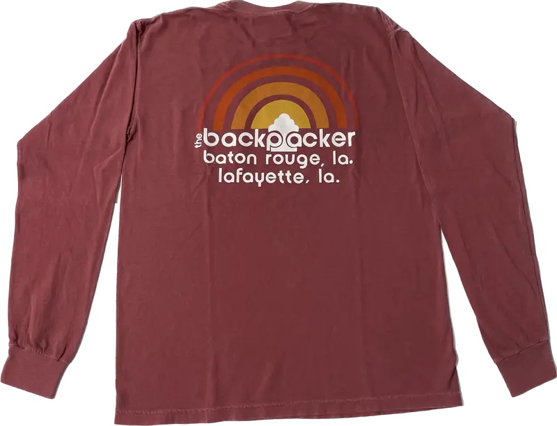 The Backpacker Comfort Colors Long-Sleeve Travel Shirt