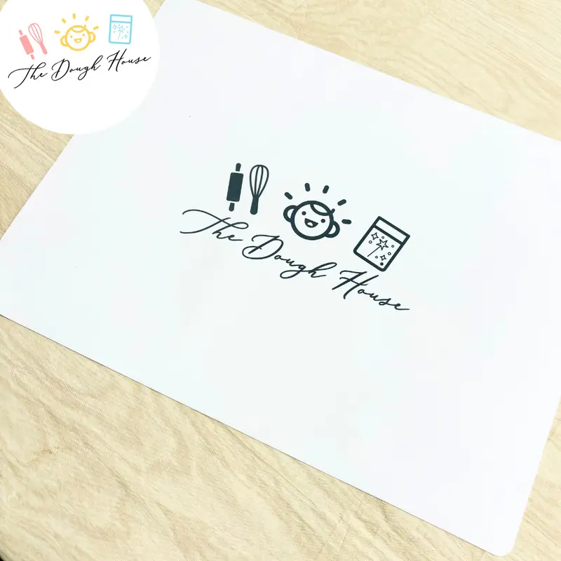The Dough House White Placemat – Reusable Sensory & Play Surface